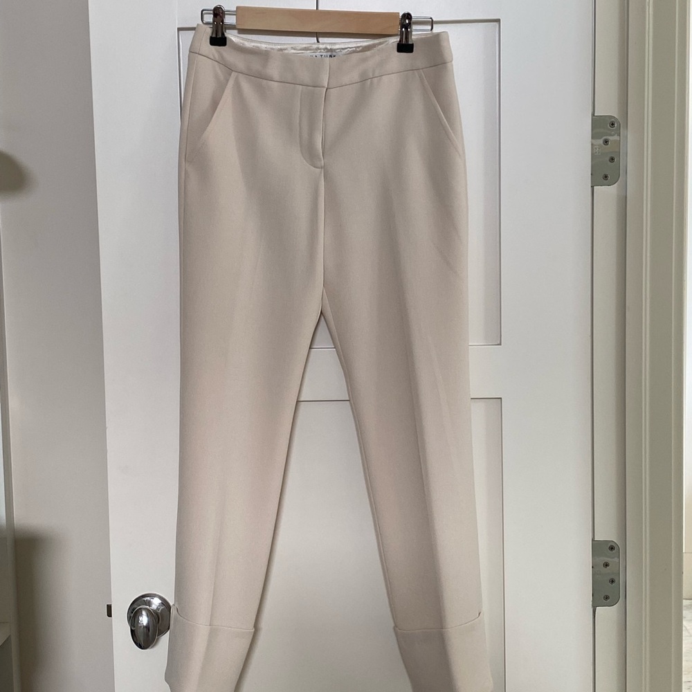 Trina Turk beige pants.  Size 0.  Gorgeous!